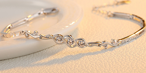 Sea waves ZIRCON BRACELET