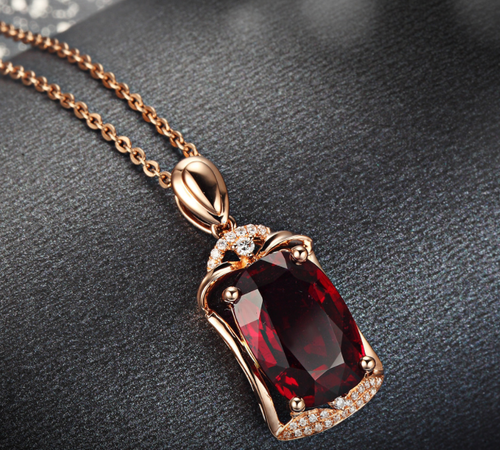 EXCLUSIVE ZIRCON PENDANT CHAIN NECKLACE LUXURY QUALITY