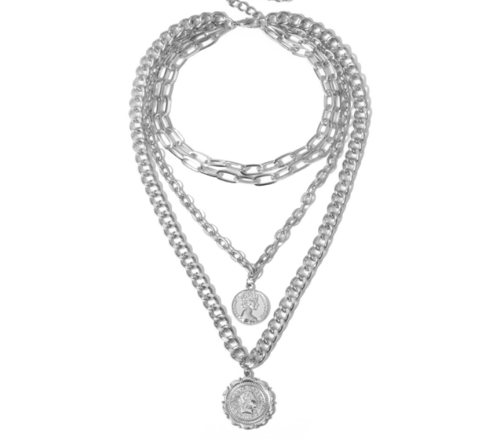 layered high quality choker necklace