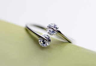 Diamond look luxury quality ring perfect gift for her