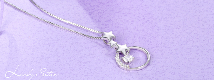 The star combo luxury pendant with chain