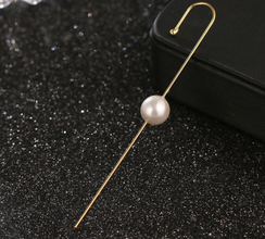gold color ear pin stylish
