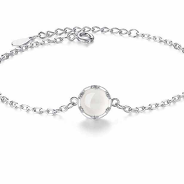 Opal Crystal Link Chain Bracelet - Lexception