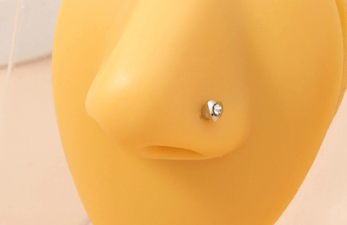 Hgih Quality Platinum Plated Nose Pin