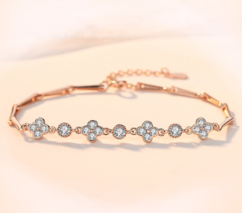 925 Original silver chaandi fully studded luxury bracelet