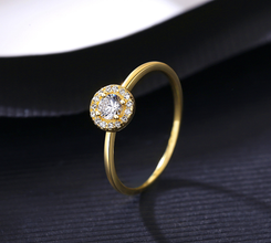 GOLD LOOK ORIGINAL 925 sterling silver (chaandi) ring!