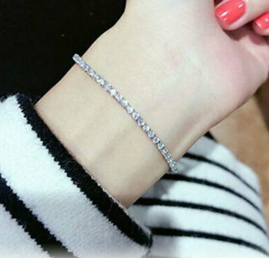 silver plated adjustable bracelet