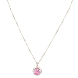 platinum plated zircon earrings necklace chain jewelry set - Lexception
