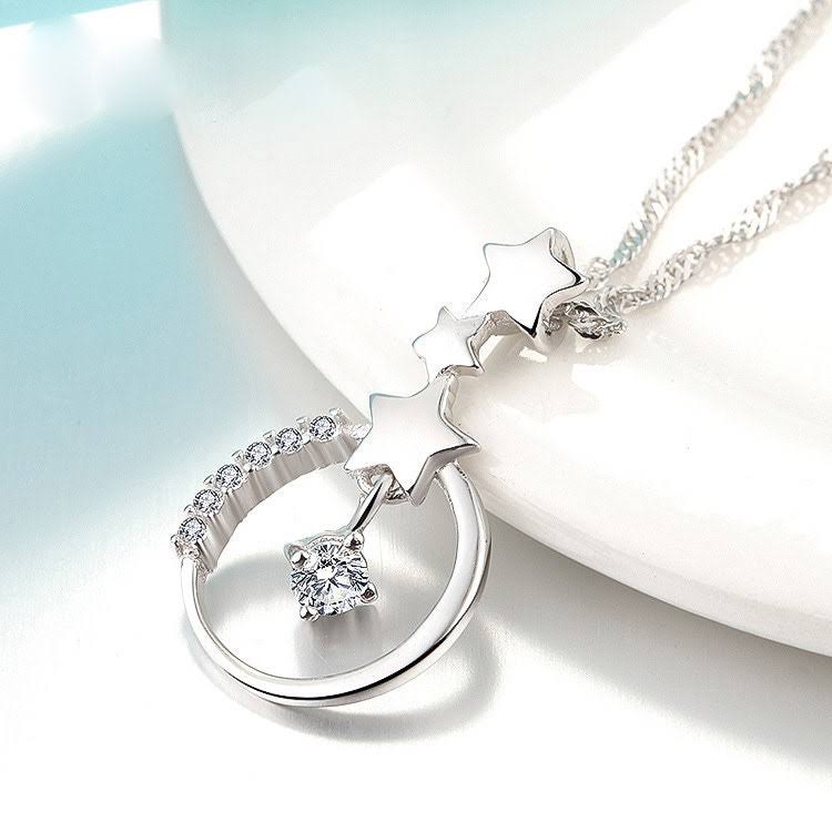 The star combo luxury pendant with chain