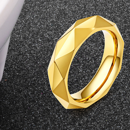 Men titanium ring stainless steel wear