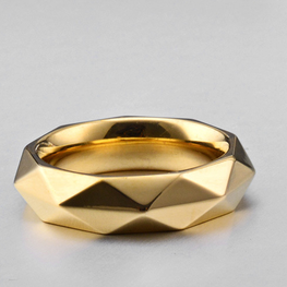 Men titanium ring stainless steel wear