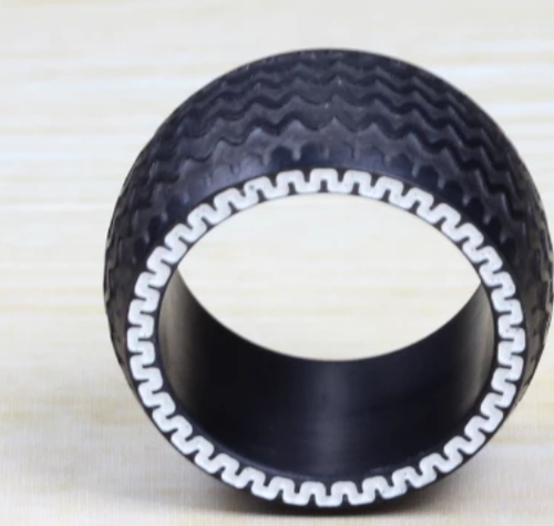 Mens titanium ring - Lexception